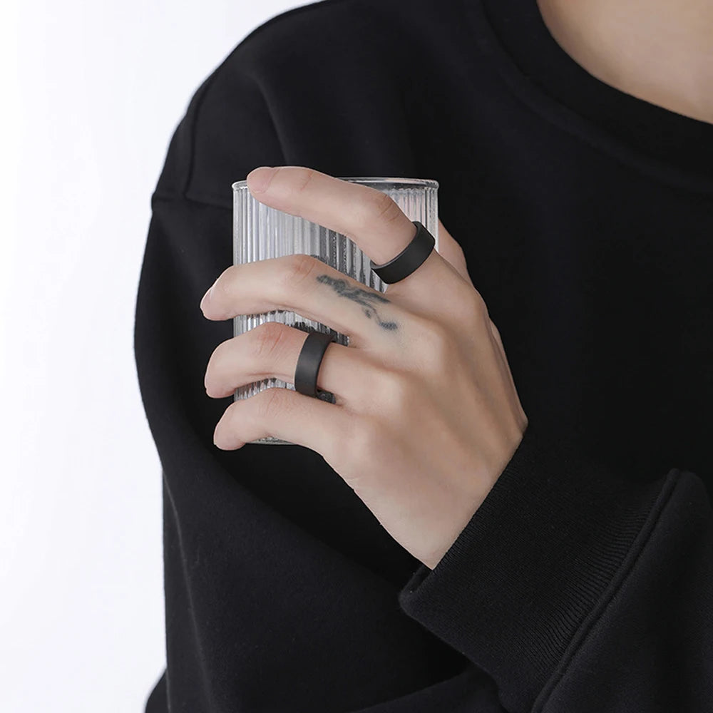 Minimalistyczny Pierścień Ceramiczny | Unisex