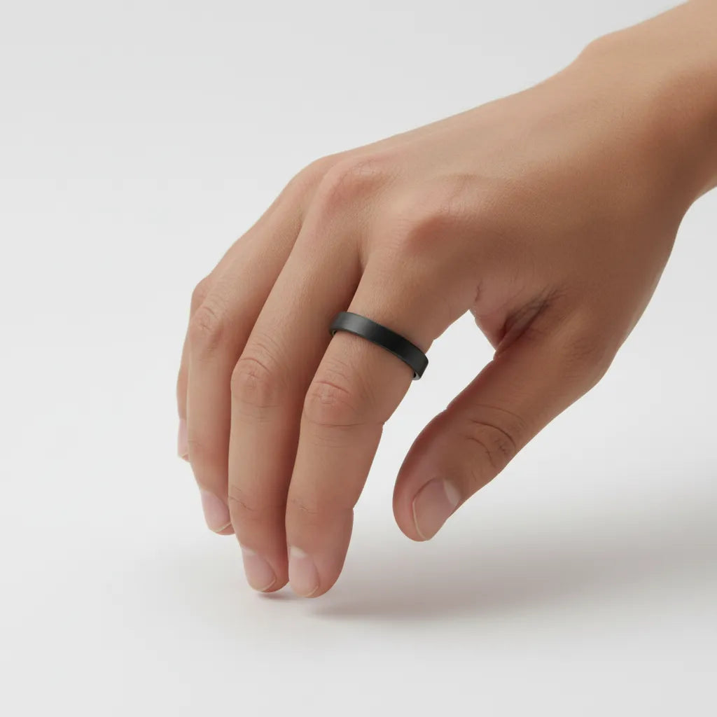 Minimalistyczny Pierścień Ceramiczny | Unisex