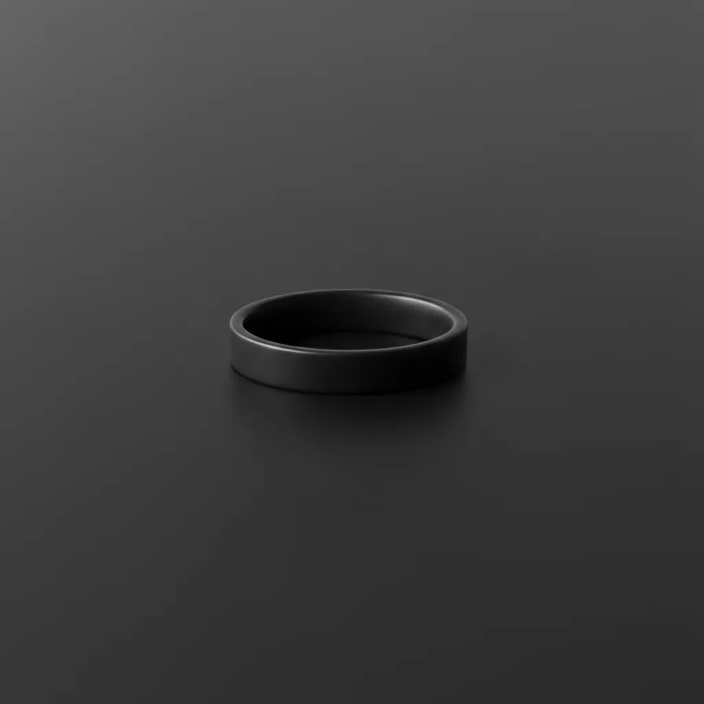 Minimalistyczny Pierścień Ceramiczny | Unisex