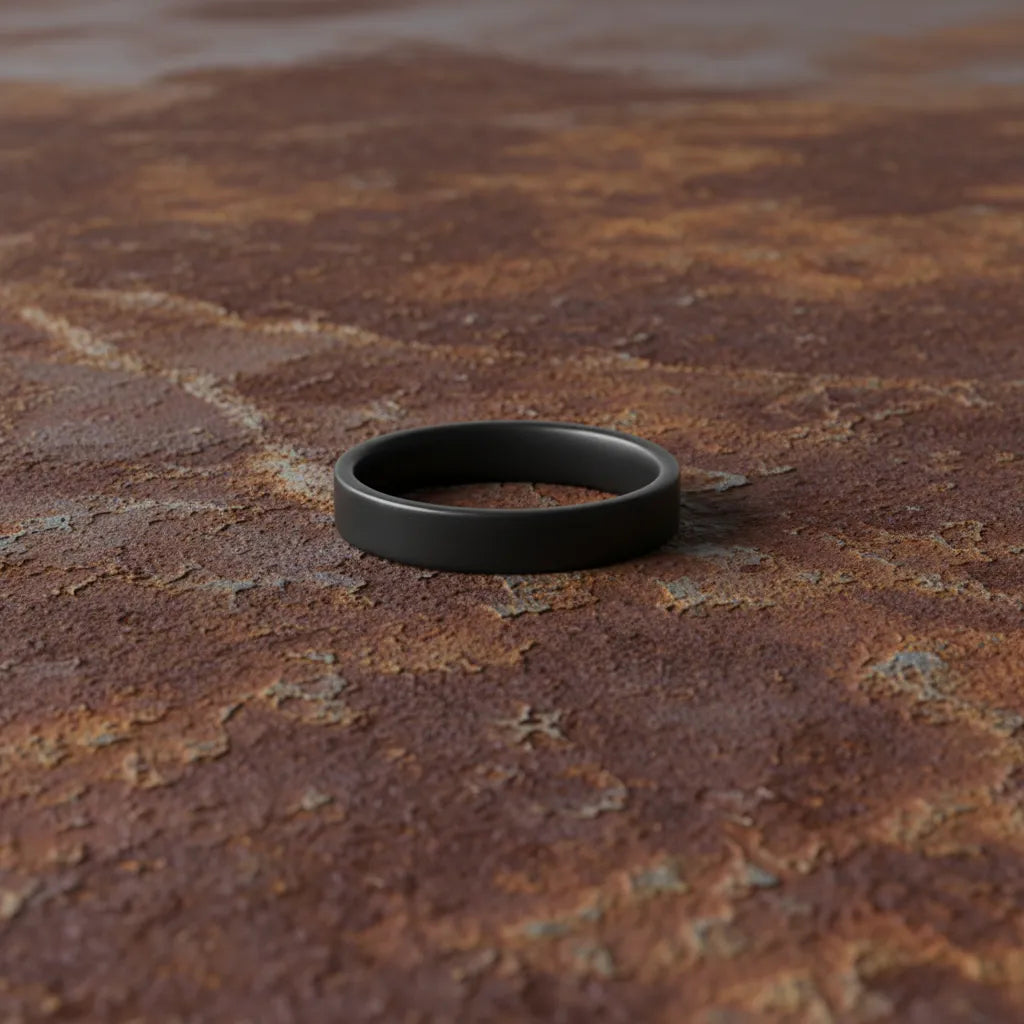 Minimalistyczny Pierścień Ceramiczny | Unisex