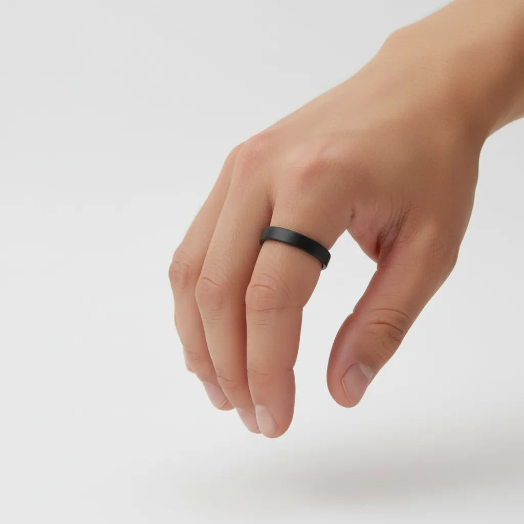 Minimalistyczny Pierścień Ceramiczny | Unisex