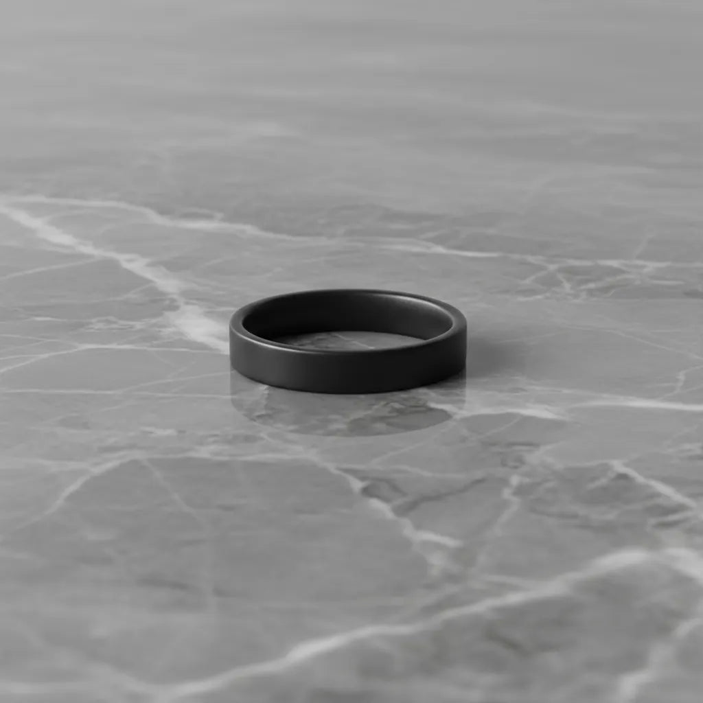 Minimalistyczny Pierścień Ceramiczny | Unisex