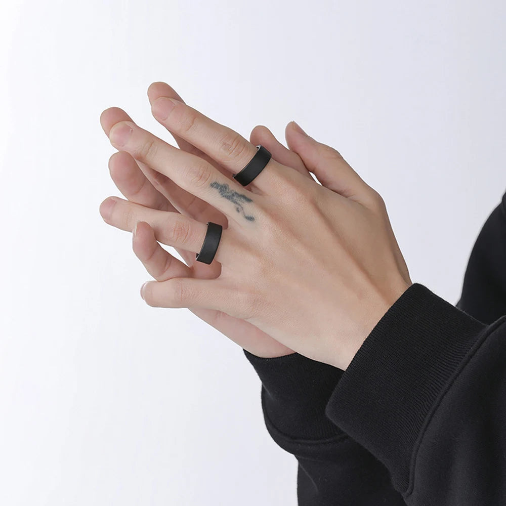 Minimalistyczny Pierścień Ceramiczny | Unisex